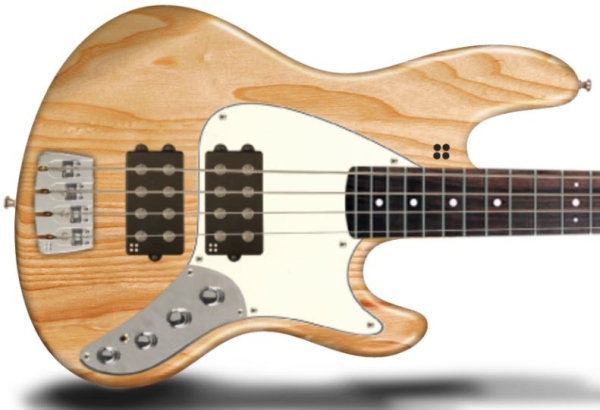 Sandberg California II TM2-4 Pickguard, Parchment